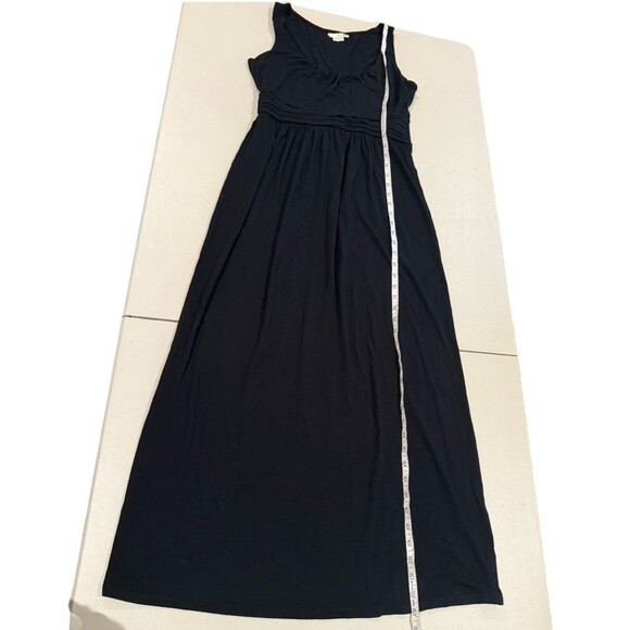 Boden Maxi Jersey Dress Womens 8 Black Diana Casual Stretch Travel Minimalist - Picture 5 of 5
